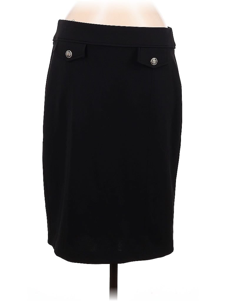 Soho Solid Black Formal Skirt Size M - photo 1