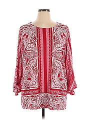 Susan Graver 3/4 Sleeve Blouse