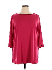 Susan Graver 3/4 Sleeve Top