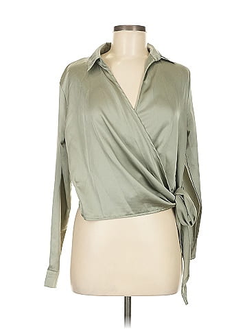 Missguided Long Sleeve Blouse (view 1)