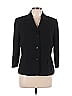 Le Suit 100% Polyester Black Blazer Size 10 - photo 1
