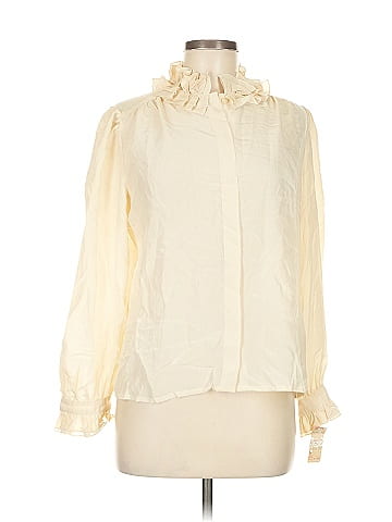 Notre Long Sleeve Silk Top (view 1)