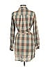 Mystree 100% Cotton Plaid Tan Casual Dress Size M - photo 2