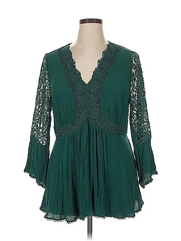 Torrid 3/4 Sleeve Blouse (view 1)