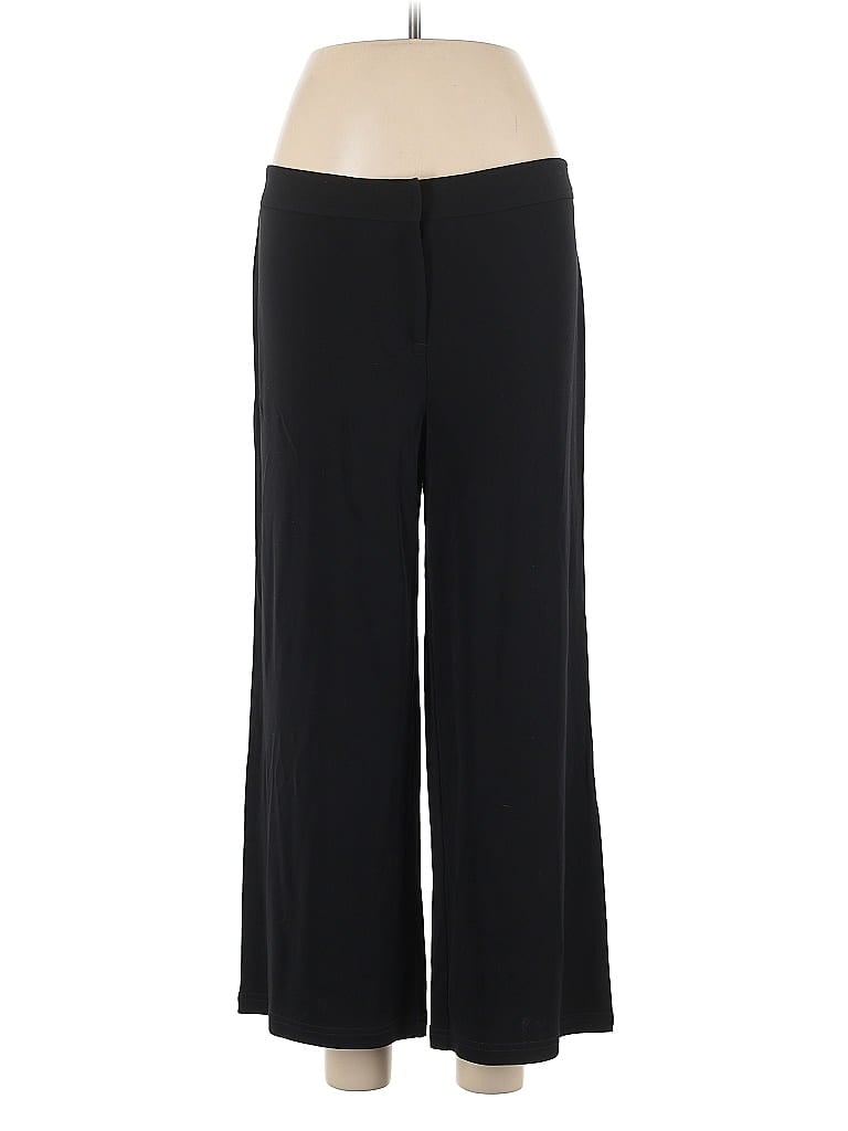 Doncaster Collection Solid Black Dress Pants Size 6 - photo 1