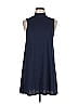 Eye Candy Solid Blue Casual Dress Size M - photo 1