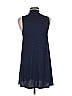 Eye Candy Solid Blue Casual Dress Size M - photo 2
