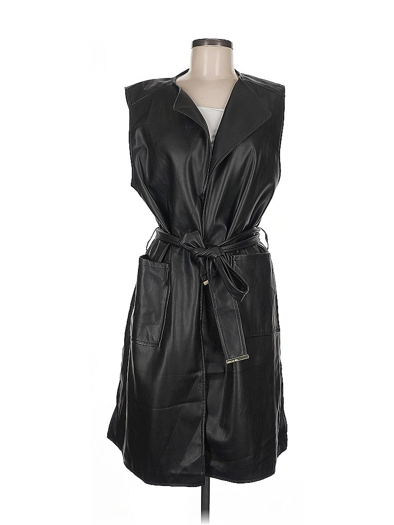 Marc New York Andrew Marc 100% Polyurethane Black Vest Size M - photo 1