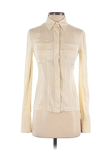 Kenneth Cole New York Long Sleeve Silk Top (view 1)