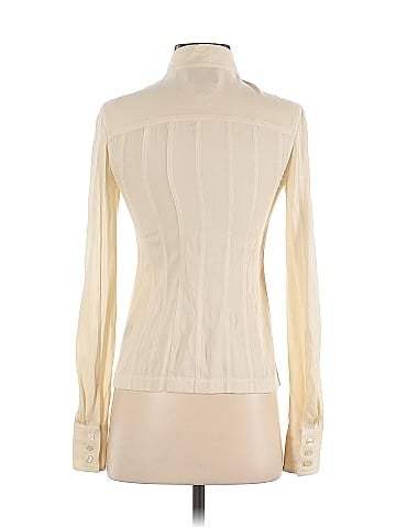 Kenneth Cole New York Long Sleeve Silk Top (view 2)