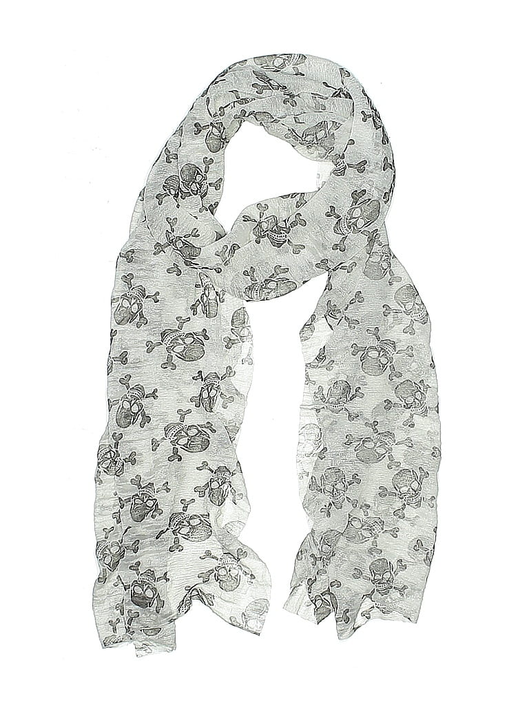 Unbranded Graphic Gray Scarf One size - photo 1