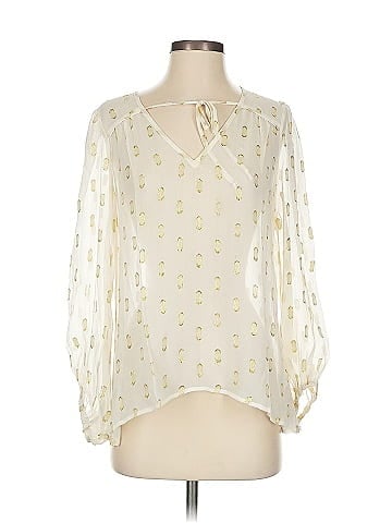 S.Y.L.K. 3/4 Sleeve Silk Top (view 1)