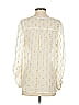 S.Y.L.K. 100% Silk Ivory 3/4 Sleeve Silk Top Size S - photo 2