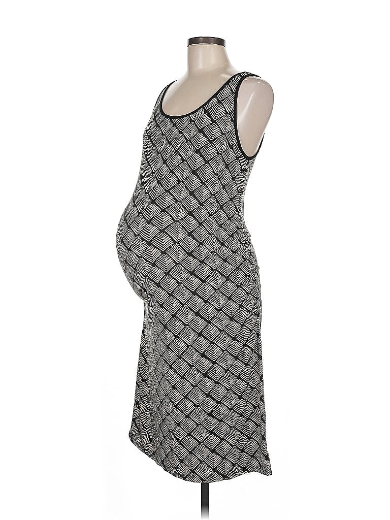 Liz Lange Maternity for Target Gray Tan Casual Dress Size M - photo 1