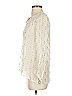 S.Y.L.K. 100% Silk Ivory 3/4 Sleeve Silk Top Size S - photo 5