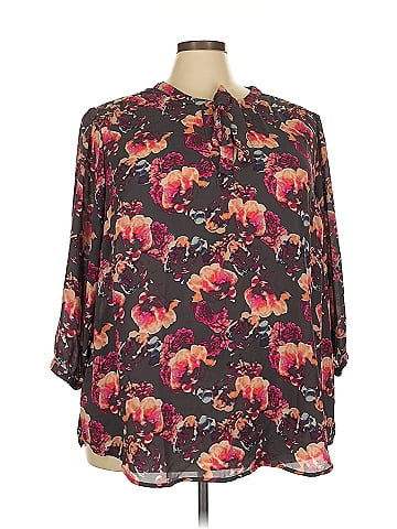 Torrid 3/4 Sleeve Blouse (view 1)