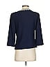 St. John Collection Blue Wool Cardigan Size 4 - photo 2