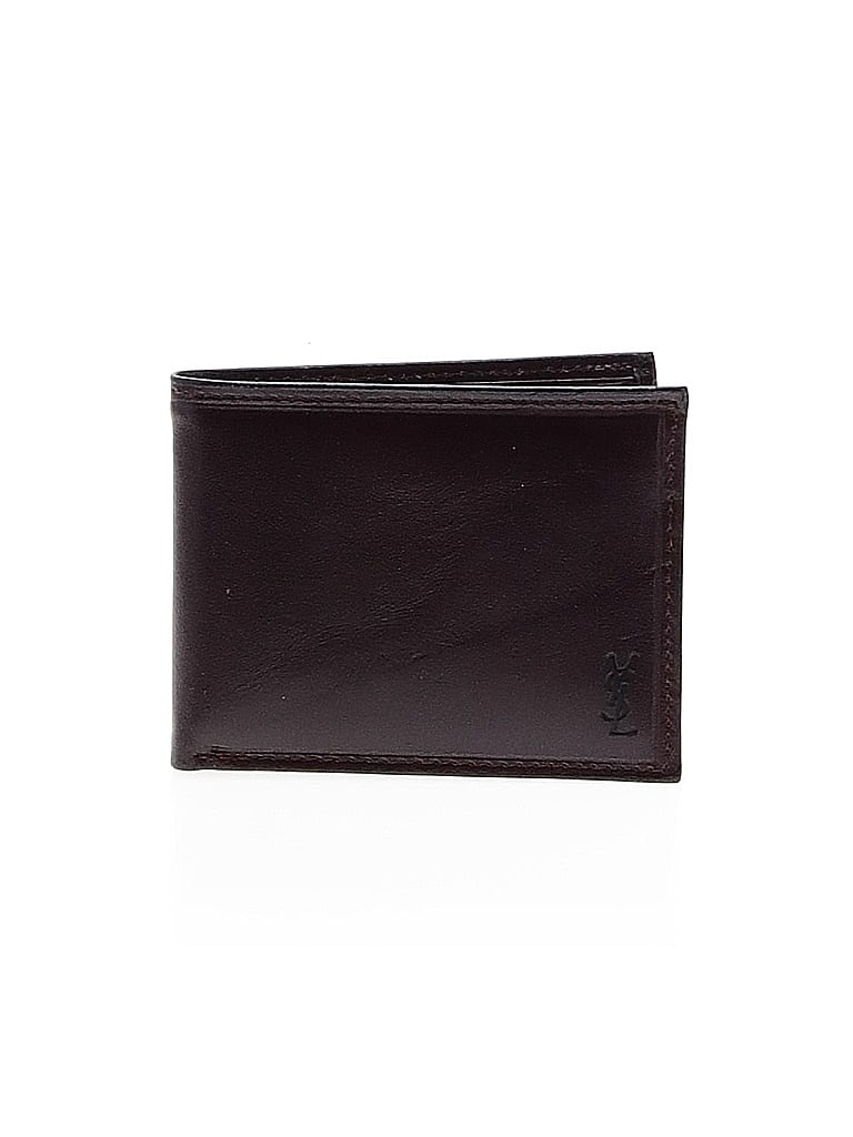 Yves Saint Laurent 100% Leather Burgundy Vintage Leather Wallet One size - photo 1