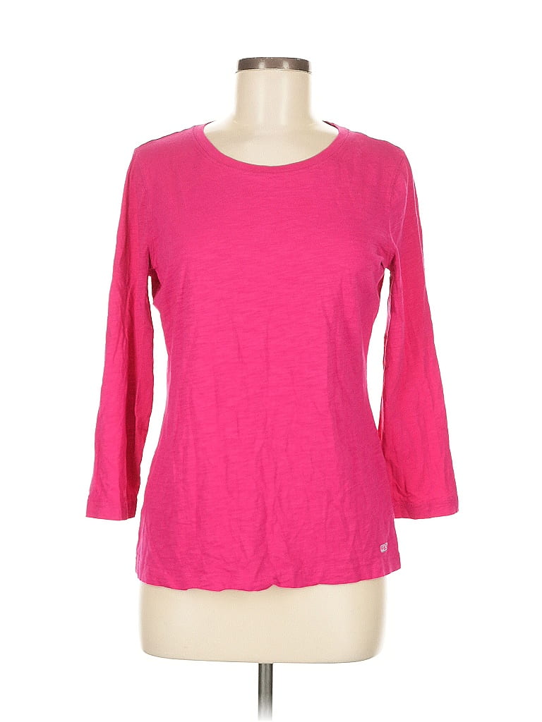 Vineyard Vines Pink 3/4 Sleeve T-Shirt Size M - photo 1