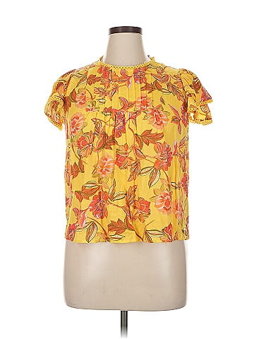 Rose + Olive Short Sleeve Blouse (view 1)
