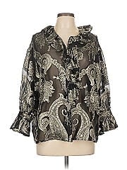 Etro 3/4 Sleeve Silk Top