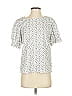 Dokotoo 100% Polyester Silver Short Sleeve Blouse Size S - photo 1