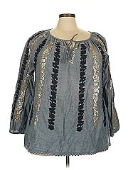 Roaman's 3/4 Sleeve Blouse