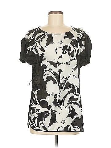 New York & Company Short Sleeve Blouse (view 1)