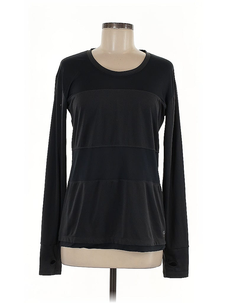 Oiselle Black Long Sleeve T-Shirt Size 8 - photo 1