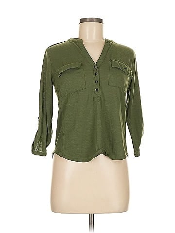 No Boundaries 3/4 Sleeve Blouse (view 1)