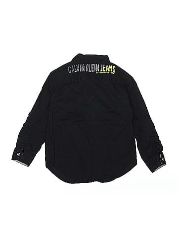 CALVIN KLEIN JEANS Long Sleeve Button-Down Shirt (view 2)
