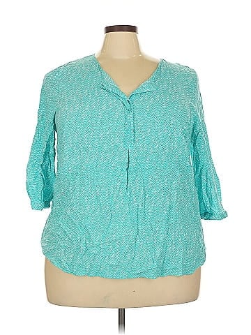 Stylus 3/4 Sleeve Blouse (view 1)