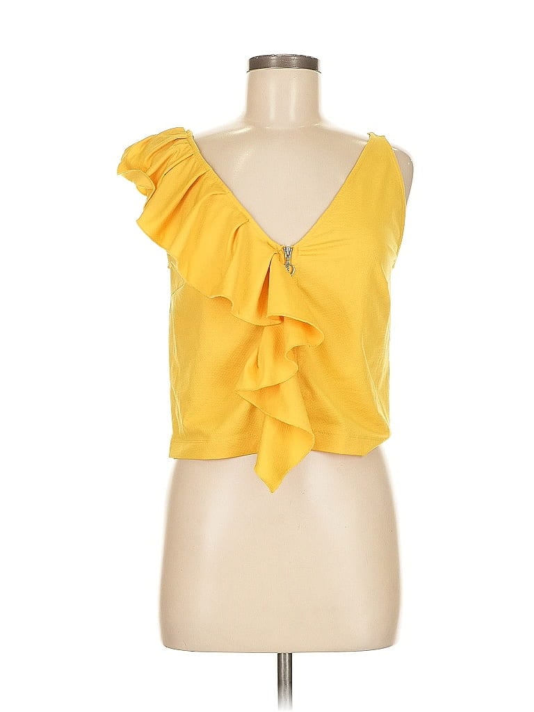 Pre-owned Venus Sleeveless Blouse In Yellow