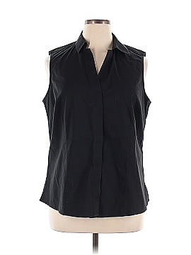 Foxcroft Sleeveless Button Down Shirt