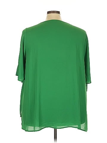 ELOQUII Short Sleeve Blouse (view 2)