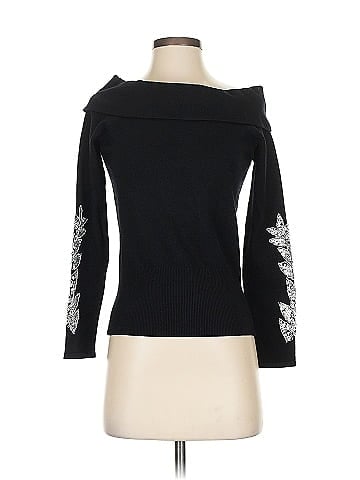 Cache Silk Pullover Sweater (view 1)