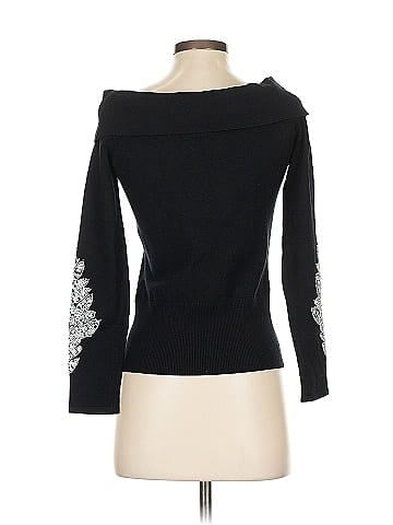 Cache Silk Pullover Sweater (view 2)