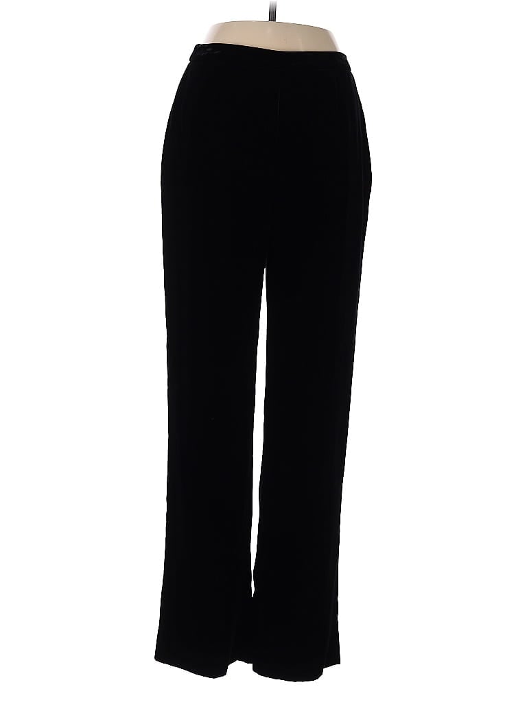 Giorgio Armani 100% Cupro Black Casual Pants Size EU (IT) 40 / US 4 - photo 1