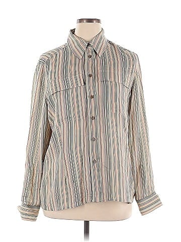 Jones New York Long Sleeve Silk Top (view 1)