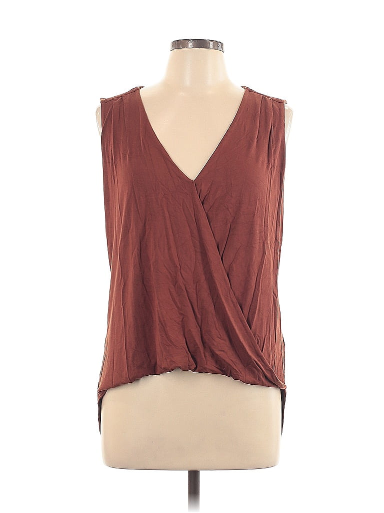 Veronica M. Brown Sleeveless T-Shirt Size L - photo 1