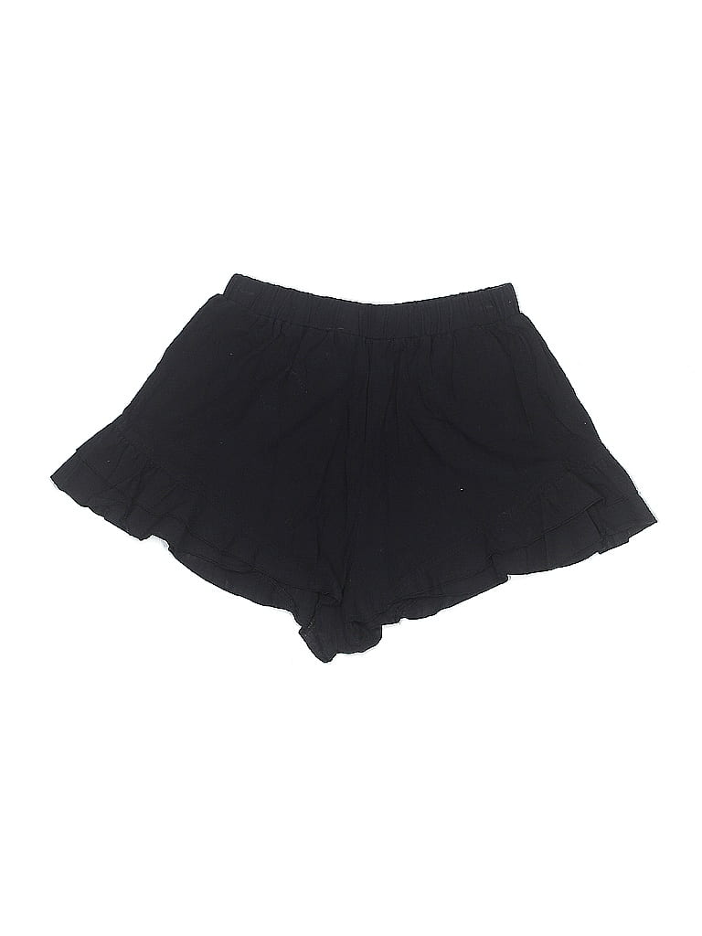 Polly 100% Cotton Solid Black Shorts Size 6 - photo 1