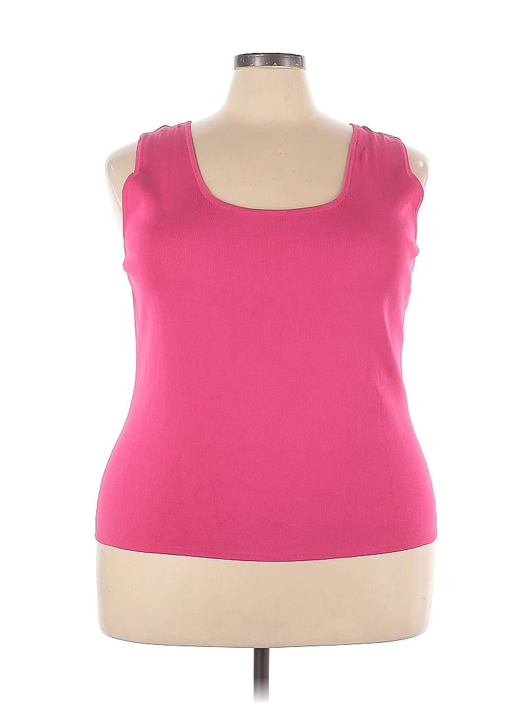 Choices Pink Tank Top Size 3X - photo 1