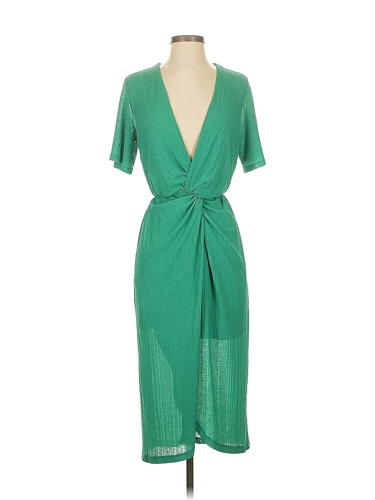 Click to view more detailed imagery on our partner's website Pre-owned All In Favor Cocktail Dress In Green
