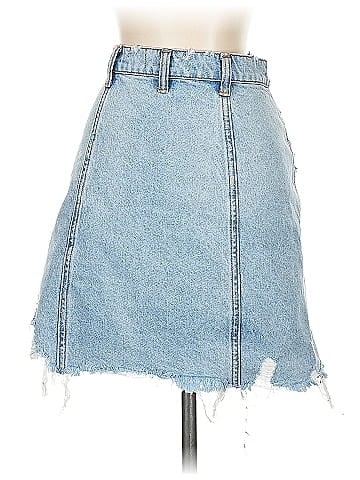 We the Free Denim Skirt (view 2)