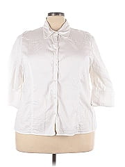 Lane Bryant Outlet 3/4 Sleeve Button Down Shirt