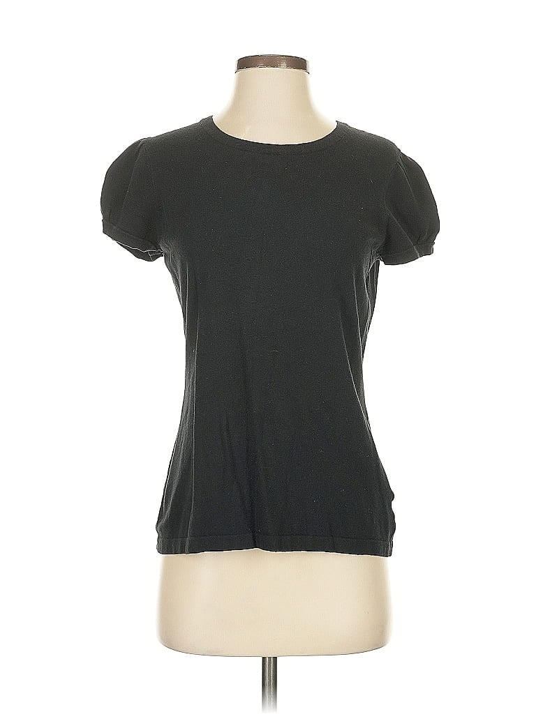 Pre-owned Banana Republic Short Sleeve T-shirt In Black