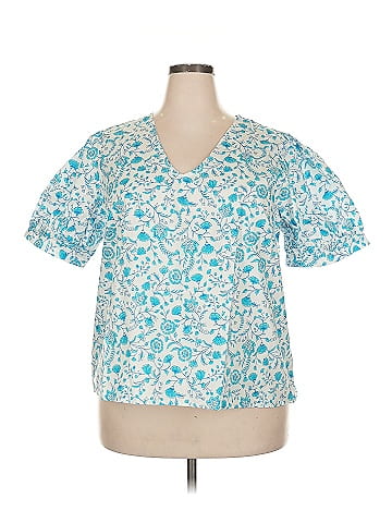 Draper James Short Sleeve Blouse (view 1)