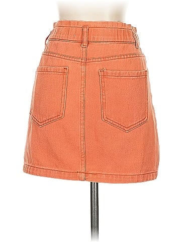 Newbury Kustom Denim Skirt (view 2)