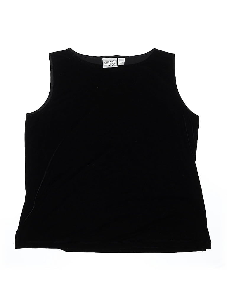 Chico's Design Black Sleeveless Top Size XL - photo 1