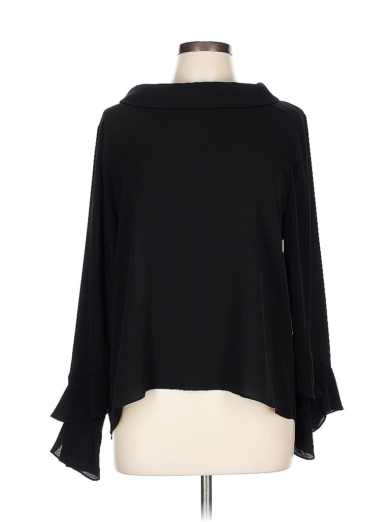 Vince Camuto Black Long Sleeve Blouse Size L - photo 1